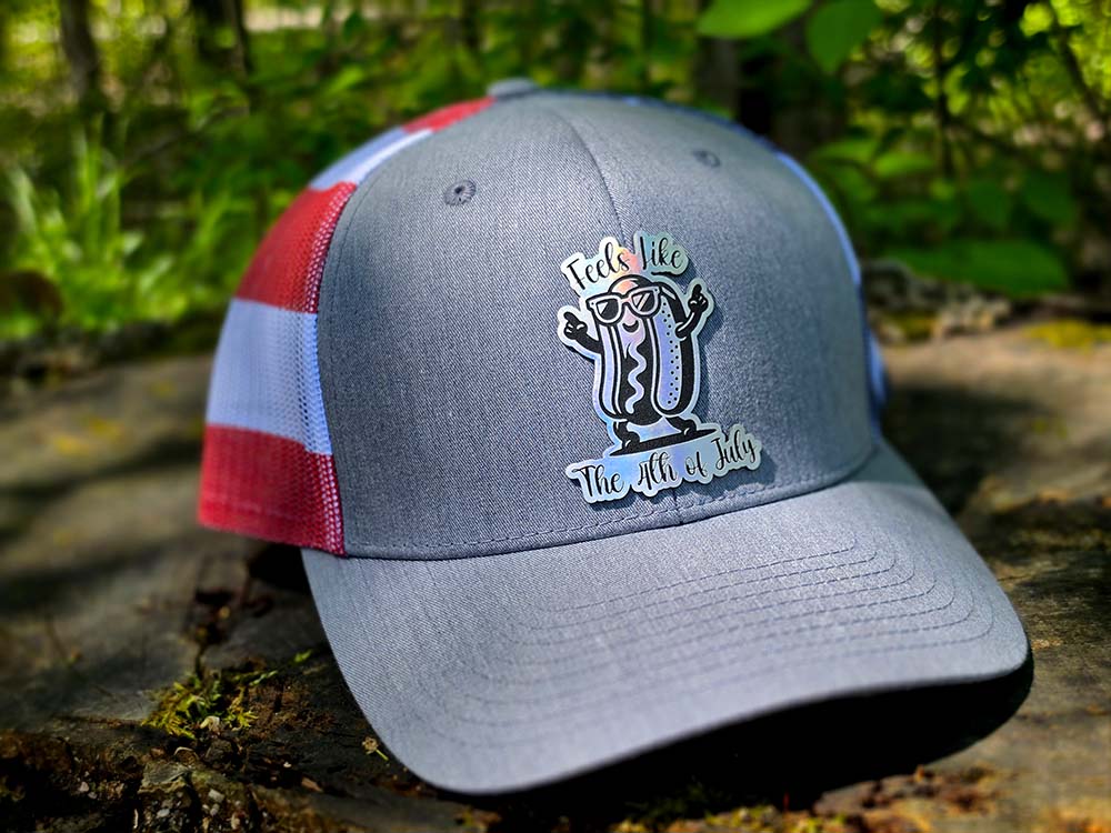 4th of July Halo Hot Dog Hat