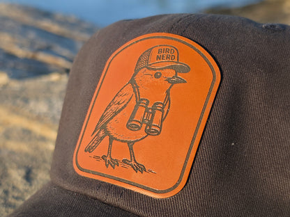 Bird Nerd Rawhide Patch Hat