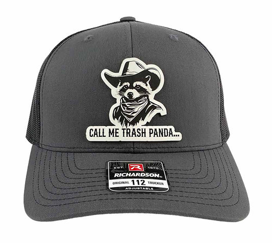 Call Me Trash Panda White Patch Hat