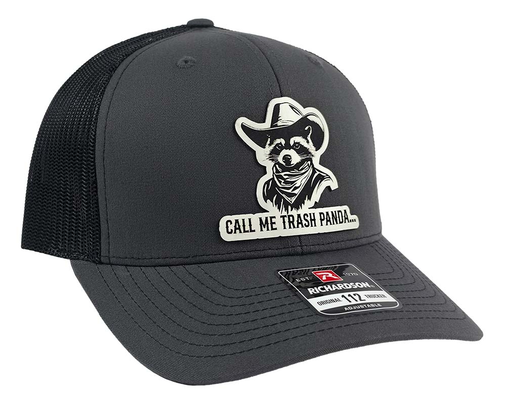 Call Me Trash Panda White Patch Hat