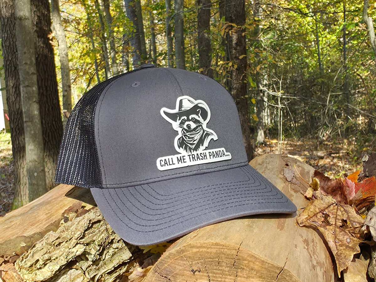 Call Me Trash Panda White Patch Hat