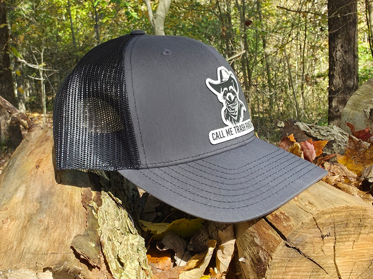 Call Me Trash Panda White Patch Hat