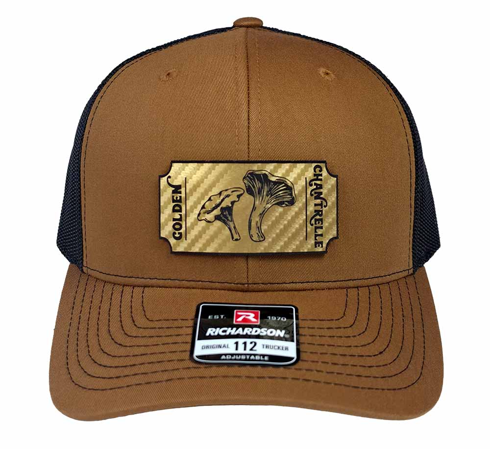 Golden Chantrelle Mushroom Patch Hat