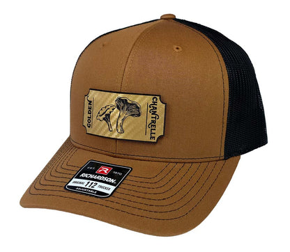 Golden Chantrelle Mushroom Patch Hat