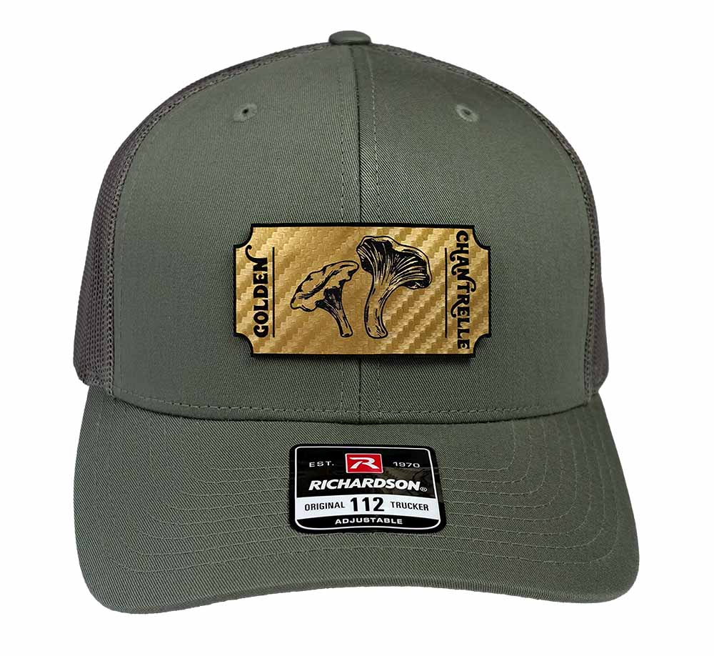 Golden Chantrelle Mushroom Patch Hat