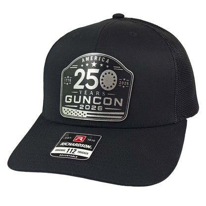 GunCon 2026 Black & Silver Hat