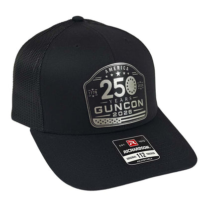GunCon 2026 Black & Silver Hat