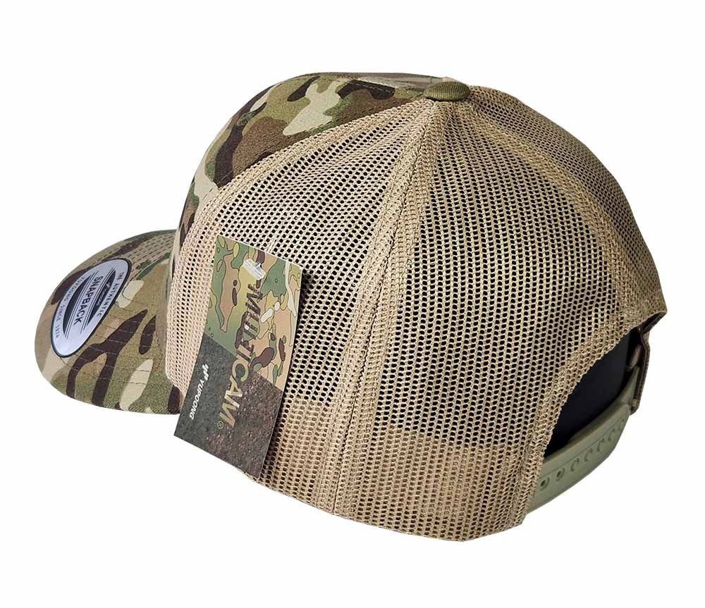 Ohio Steelhead Alley Tan Topo Patch MultiCam Hat