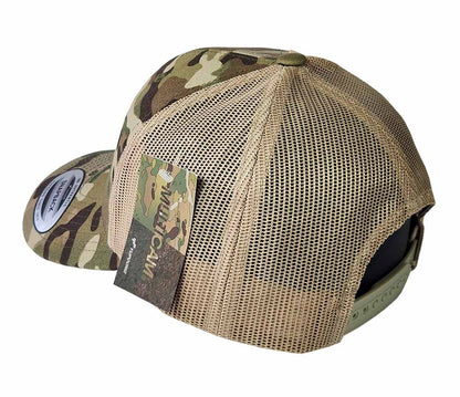 Ohio Steelhead Alley Tan Topo Patch MultiCam Hat