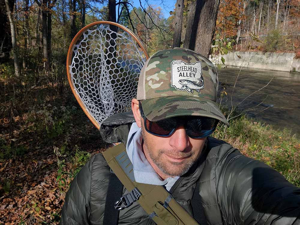 Ohio Steelhead Alley Tan Topo Patch MultiCam Hat