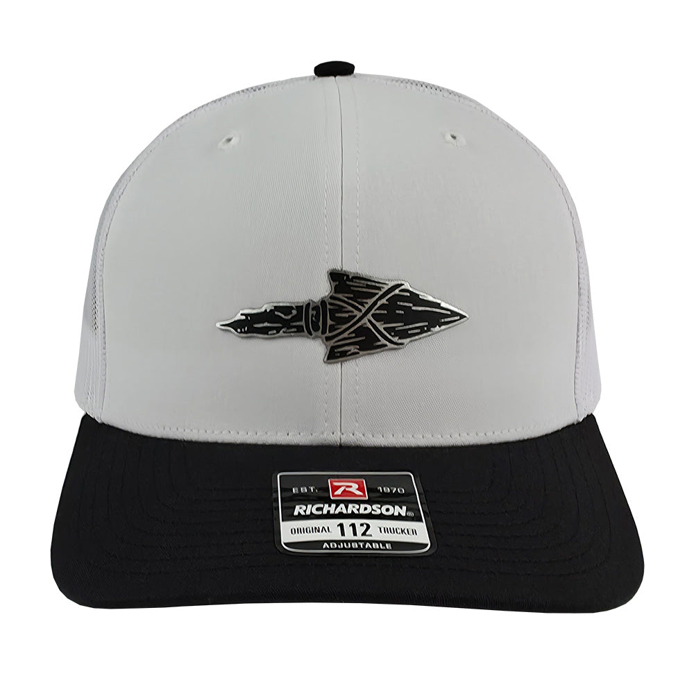 Rustic Arrowhead Silver Patch Hat