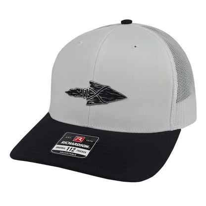 Rustic Arrowhead Silver Patch Hat