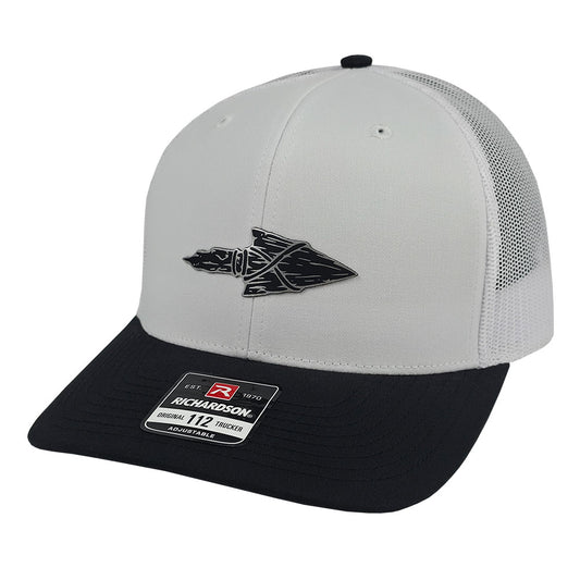 Rustic Arrowhead Silver Patch Hat