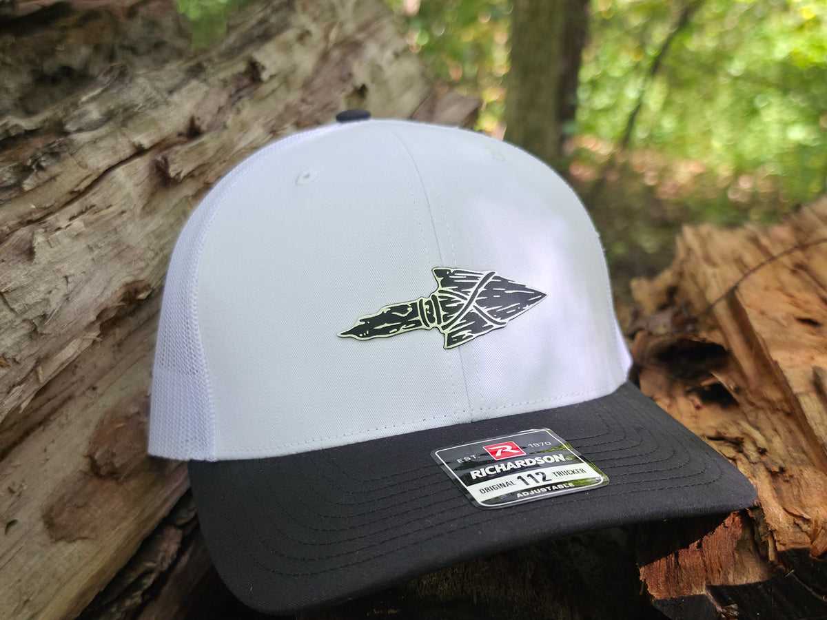 Rustic Arrowhead Silver Patch Hat