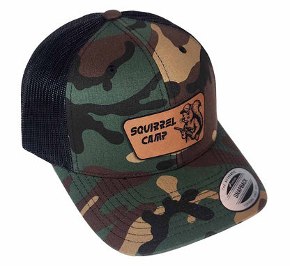 Squirrel Camp Rawhide Patch Camo Hat