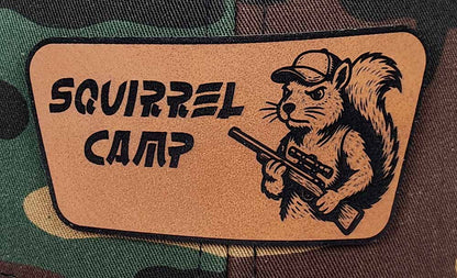 Squirrel Camp Rawhide Patch Camo Hat