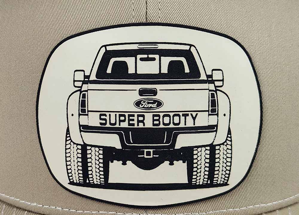 Super Booty Truck Eggshell Patch Hat
