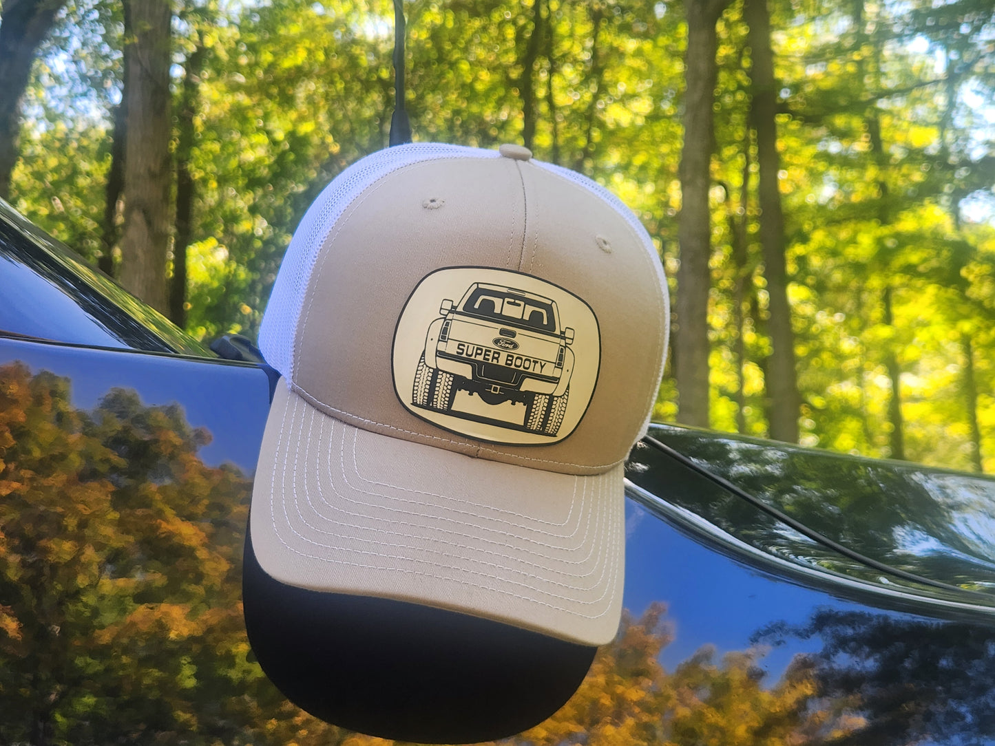 Super Booty Truck Eggshell Patch Hat